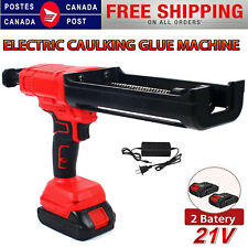 21V electric cordless caulking gun powered by lithium battery and rechargeable