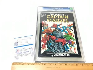 Marvel Graphic Novel #1 CGC 9.8 SUPER HIGH GRADE! Death of Captain MARVEL - Picture 1 of 7