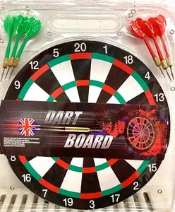 12 Zoll Dartboard Set 6 x Darts Familie Brettspiel - Bild 1 von 1