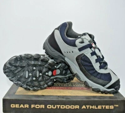 Timberland Pathseker Tenis de Senderismo Gris/Azul Marino Oscuro Para Mujer Talla 6.5 M (77617) Foto 1 de 4