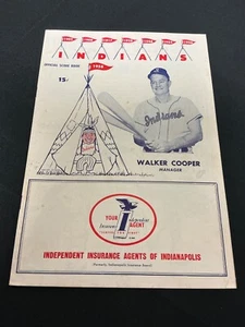 1958 Indianapolis Indians vs St Paul Baseball Program Harmon Killebrew - Picture 1 of 6