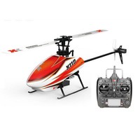 xk k123 6ch brushless as350 scale rc helicopter rtf mode 2