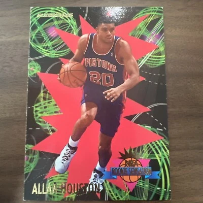 1994-95 Fleer NBA Rookie Sensation Allan Houston #10 Detroit Pistons - Image 1 of 2