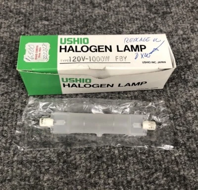 New USHIO Halogen Bulb / Lamp 120V-1000W FBY In Box - Image 1 of 4