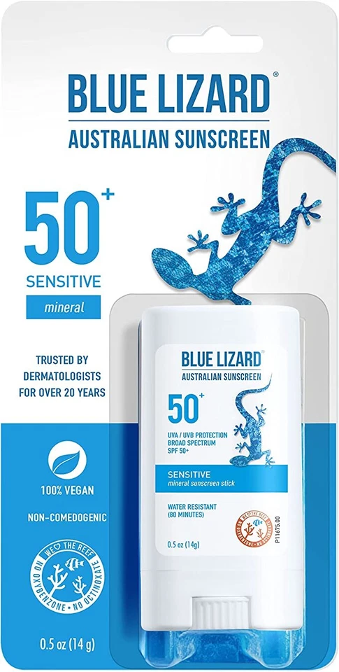BLUE LIZARD Sensitive Mineral Sunscreen Stick with Zinc Oxide, SPF 50+ - Image 1 of 1