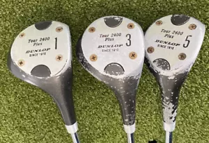 Juego de madera Dunlop Tour 2400 Plus (1-3-5) diestro Dunlop PowerPoint acero regular (L8861 - Imagen 1 de 5