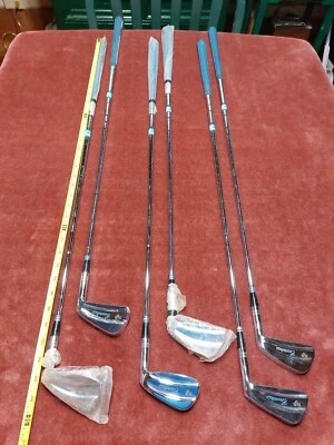 Vtg PowerBilt Dynasty H&B Countess Ladies Flex Iron Set Steel Shafts RH - 3482T  - Image 1 of 4