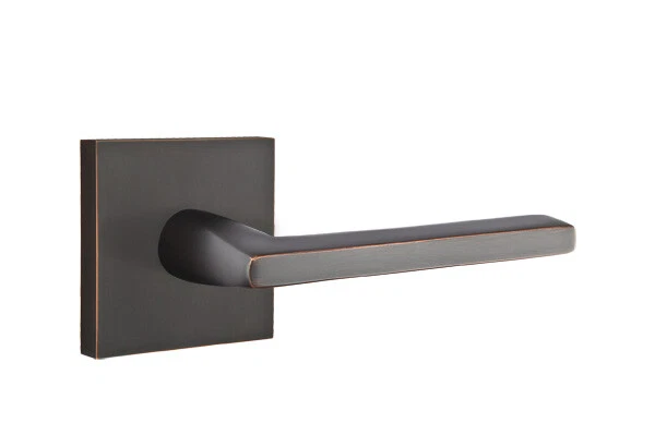 Emtek 5050HLOUS10B Dummy Square Rosette Helios Lever Oil Rubbed Bronze - Image 1 of 1