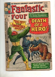 Fantastic Four #32 SUPER SKRULL 2ND APPEARANCE! DEATH of DR.STORM! 1964 G/VG 3.0 - Picture 1 of 2