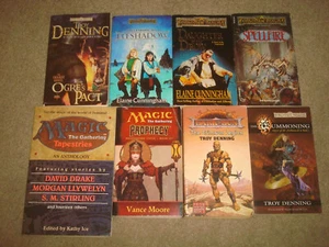 Fantasy Book LOT Forgotten Realms Magic The Gathering Dark Sun Denning TSR D&D - Picture 1 of 12
