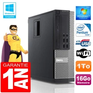 PC DELL 990 SFF Intel G840 RAM 16Go Scheibe 1 Zu Wifi W7 - Bild 1 von 4