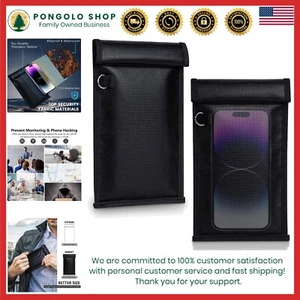 Portable Faraday Signal Blocking Bags for Phones & Keys - 21x12 cm, 2 Pack - Picture 1 of 9