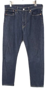 Vaqueros de hombre Levi's 522 W33 L29 Slim cónicos cremallera Fly ocio azul - Imagen 1 de 11