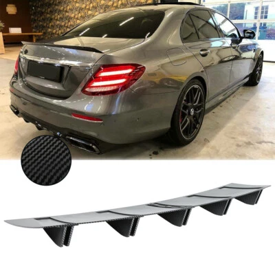 Alerón difusor parachoques trasero carbono 10 aletas para Mercedes-Benz AMG E63S W213 Foto 1 de 4