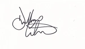 Darren Clarke - Professional Golfer Signed White Card - Picture 1 of 2