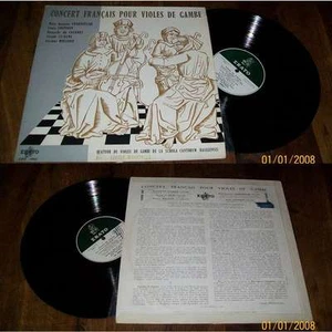 CHARPENTIER/COUPERIN-Concert Francais Pour Violes De Gambe LP Erato LDE 3083 - Imagen 1 de 1