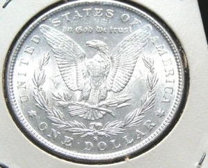 1891 - S 1 $ Morgan Silber Dollar sehr gepflegte Münze Privatverkäufer 30 Tage Garantie - Bild 1 von 6