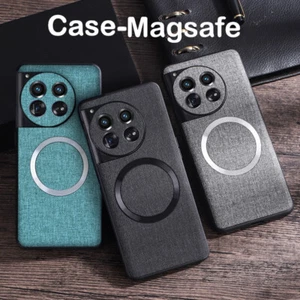 ShockProof Slim Matte Cloth Leather Phone Case For OnePlus 13T 12 11 Nord4 Cover - Picture 1 of 17