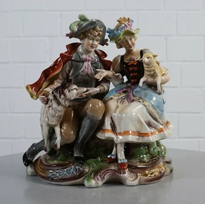 prächtige Gräfenthal Porzellan Statue Skulptur Figürlich Vintage 50er - 60er J. - Picture 1 of 12