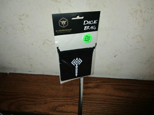 Q-Workshop- Hammer Black & Glow-in-the-Dark Dice Bag - Picture 1 of 1