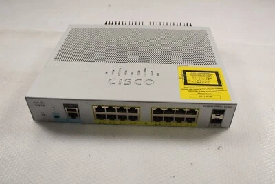 Cisco 2960-L WS-C2960L-16PS-LL 16-Port Gigabit PoE 2x 1G SFP Ethernet Switch - Image 1 of 4