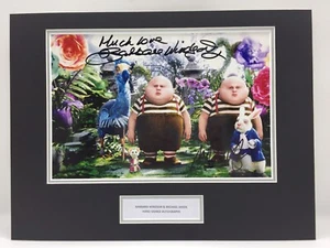 RARE Barbara Windsor Michael Sheen Signed Photo Display + COA ALICE WONDERLAND - Picture 1 of 4
