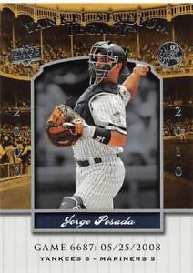 2009 Upper Deck Yankee Stadium Legacy #6687 Jorge Posada New York Yankees 