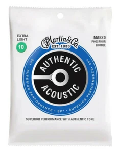 Martin Authentic MA530 Phosphor Bronze - extra light (010-047) - Gitarrensaiten - Bild 1 von 1