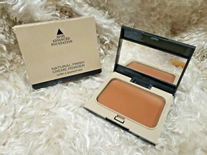 NATURAL FINISH CREME POWDER Avon 1993 Advanced TOASTED TAN Foundation .32oz NOS! - Picture 1 of 8
