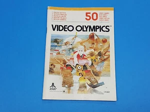Video Olympics 50 Multi-language Atari 2600 Authentic Manual Only *wear - Picture 1 of 8
