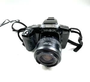 Kamera Minolta Dynax 5000i schwarz AF Zoom 35-70mm 1.35 (22)-45 Vintage - Picture 1 of 6