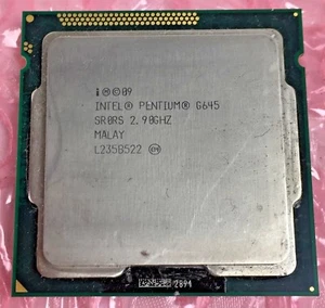 Intel Pentium G645 Dual-Core 2.9GHz / 3M / 5GT/s, SR0RS, Socket LGA1155 CPU - Picture 1 of 2
