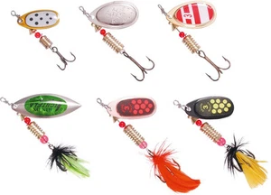ZEBCO Spinner Sortiment Hecht Barsch - 6 TOP-Spinner -  Spinner-Set - Bild 1 von 1