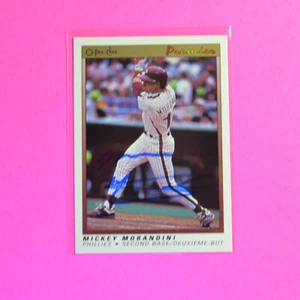 HAND SIGNED 1991 O-Pee-Chee Premier #83 Mickey Morandini RC AUTO autograph - Picture 1 of 1