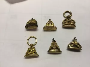 ANTIGUO RELOJ DE BOLSILLO ALBERT SIGLO 19 FOB ENROLLADO ORO - Imagen 1 de 8