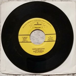 Eddy Howard...."Happy Birthday & Anniversary Waltz" 45 RPM 7" Vinyl Record  - Bild 1 von 2