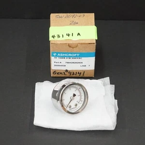 Ashcroft 401008S01B30#/KSC Analog Pressure Gauge 1008S, 40mm, 1/8" NPT - Picture 1 of 4