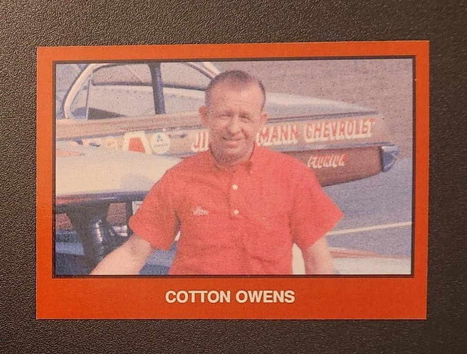 1989-90 TG RACING MASTERS OF RACING COTTON OWENS HOF  - Image 1 of 1