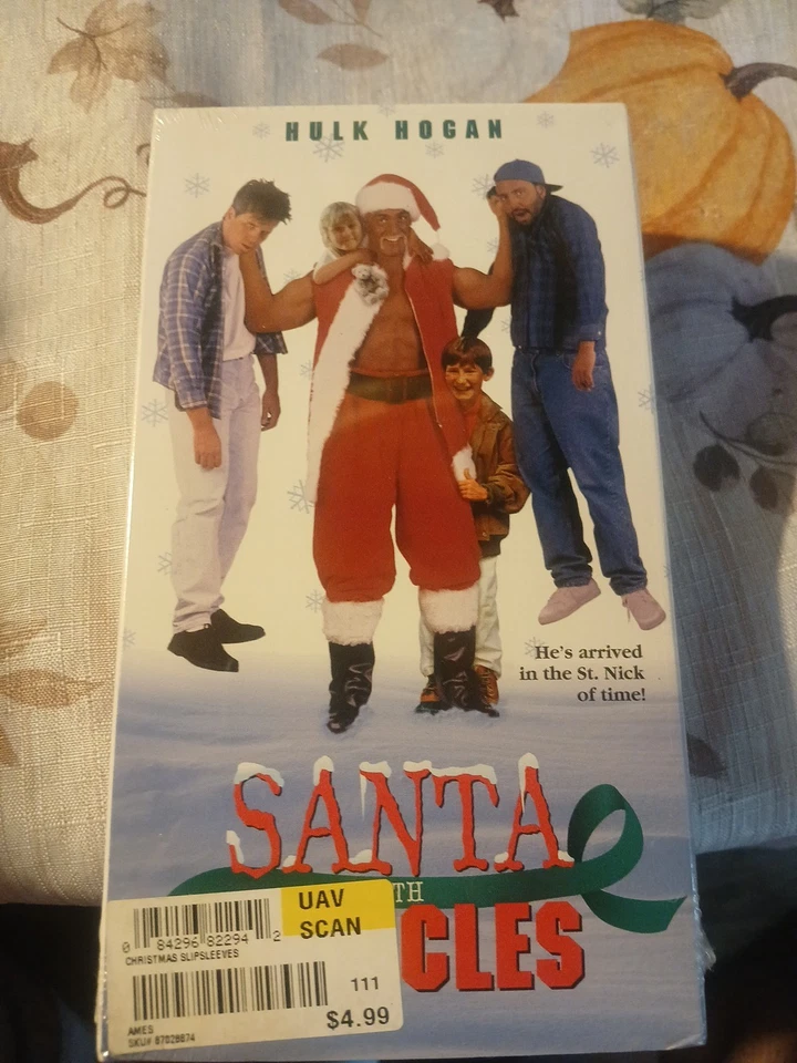 Santa with Muscles 1997 VHS Hulk Hogan Sealed - Image 1 of 4