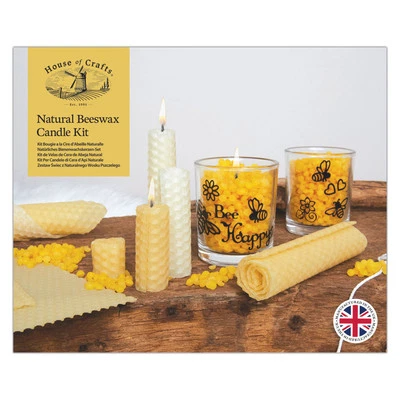 House of Crafts Natural Beeswax Candle, Yellow, Single Craft Kit Set - Image 1 of 4