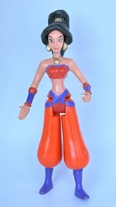 1995 Mattel Disney's Aladdin TV Articulated Figures Series Jasmine in Red Figure - Picture 1 of 6