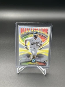 2025 Bowman Chrome Nick Kurtz Max Volume Insert RC Rookie Card Athletics MV-11 - Bild 1 von 2