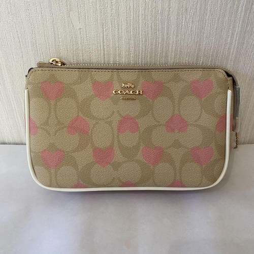 Borsa a tracolla Coach Cq144 Nolita 19 11 5cmx19cmx5cm Beige Tela chiusura zip