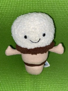 "Cono de helado divertido Jellycat (cono de gofre) 6"" retirado" - Imagen 1 de 14