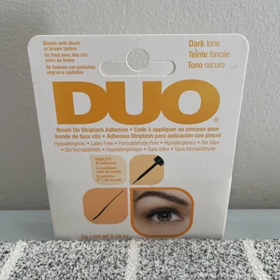 DUO Brush-On Liquid Eyelash Adhesive, Dark Tone 0.18 Oz - Image 1 of 2