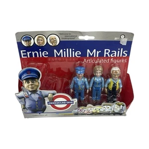 Underground Ernie - Ernie, Millie, Mr Rails Articulated 10cm Figures NEW - Picture 1 of 2