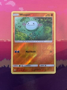 Carta Pokémon Wooper Unbroken Bonds Holograma Inverso 96/214 Casi Como Nueva - Imagen 1 de 2