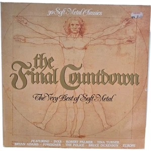 The Final Countdown Very Best Of Soft Metal Compilation 1990 Double LP Telstar - Imagen 1 de 8