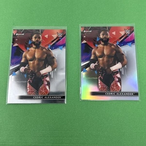 Cedric Alexander 2 Card Lot Base + REFRACTOR 2021 Topps Finest WWE #8 Wrestling - Bild 1 von 4