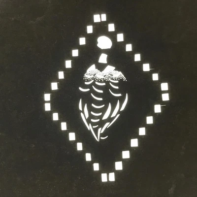 Plantilla kimono de papel katagami japonés antiguo diseño de pájaro catazoma C904 Foto 1 de 4